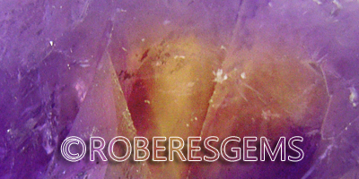 Ametrino Amatista y Citrino cristal RoberesGems